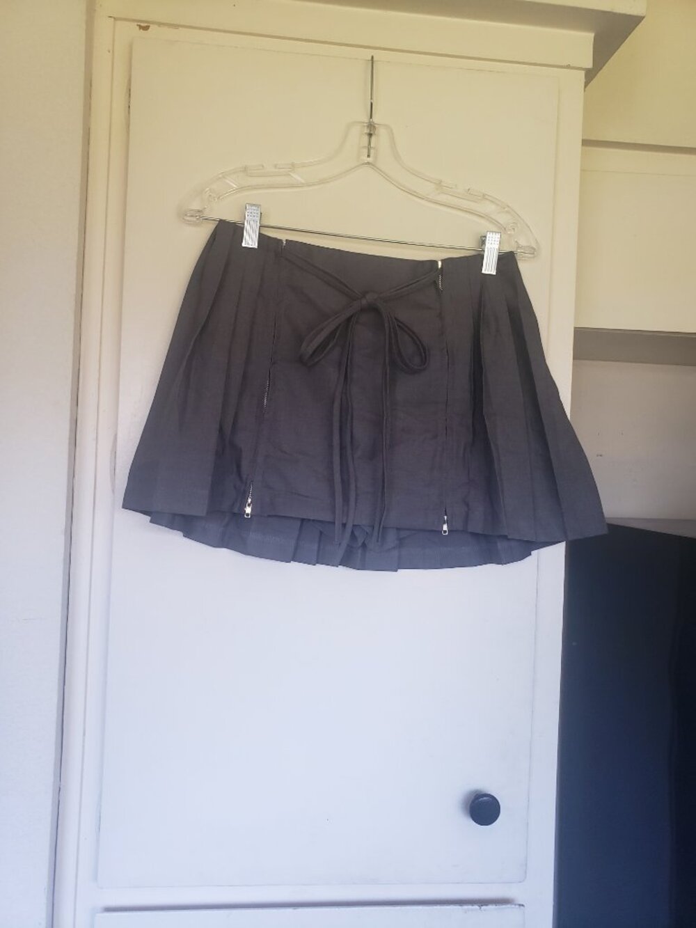 Chu Sau Beauty Grey Pleated Skorts Size Small